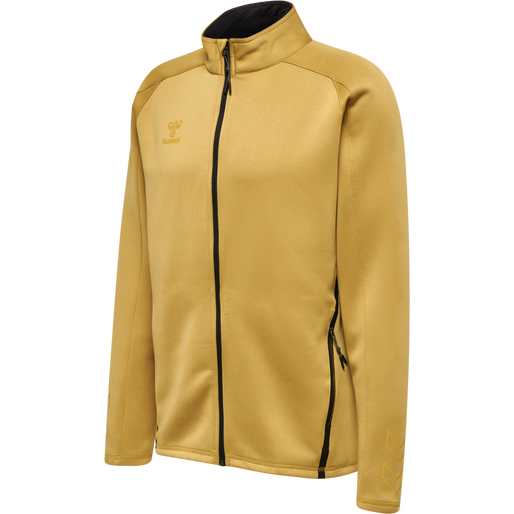 hmlCIMA XK ZIP JACKET, ANTIQUE GOLD hmlCIMA XK ZIP JACKET, ANTIQUE GOLD, packshot