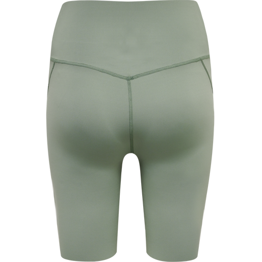 hmlMT GRACE HW TIGHT SHORTS, LILY PAD, packshot