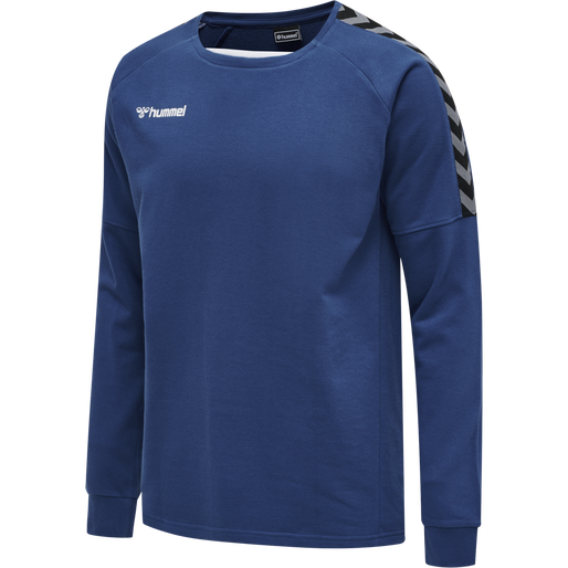 hmlAUTHENTIC TRAINING SWEAT, TRUE BLUE hmlAUTHENTIC TRAINING SWEAT, TRUE BLUE, packshot