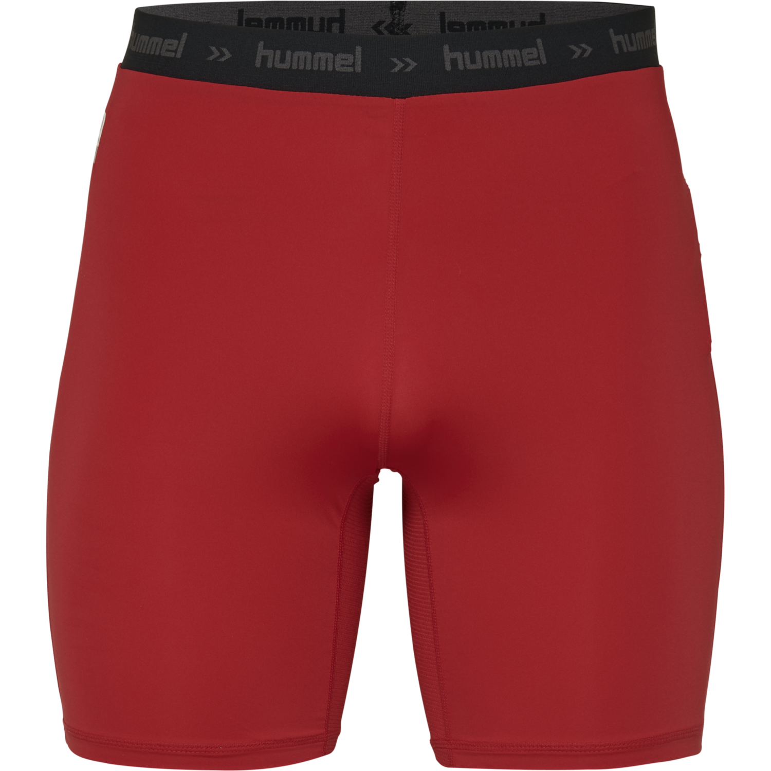 HML FIRST PERFORMANCE TIGHT SHORTS, TRUE RED, packshot