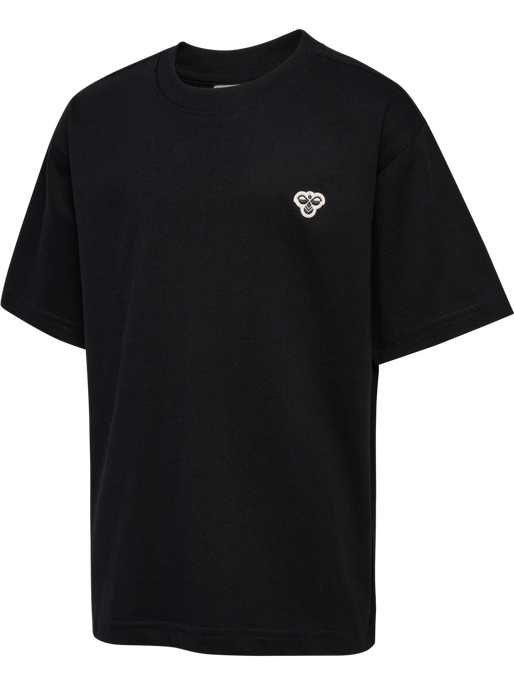 hmlJR LOOSE T-SHIRT S/S BEE, BLACK, packshot
