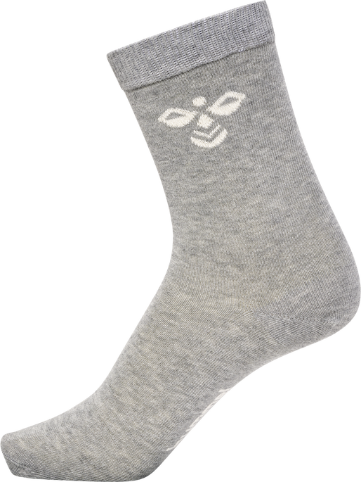 SUTTON 3-PACK SOCK, GREY MELANGE SUTTON 3-PACK SOCK, GREY MELANGE, packshot