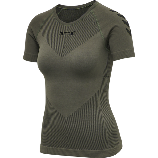 HUMMEL FIRST SEAMLESS JERSEY S/S WOMAN, GRAPE LEAF HUMMEL FIRST SEAMLESS JERSEY S/S WOMAN, GRAPE LEAF, packshot