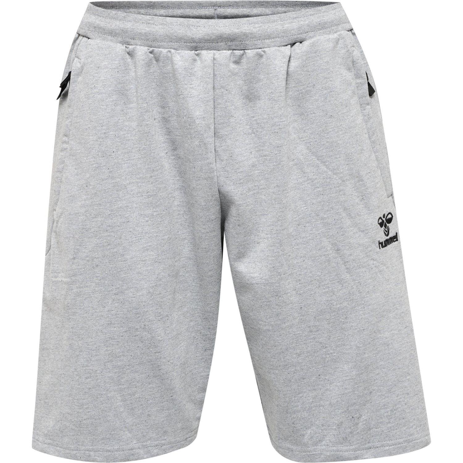 hmlMOVE GRID COTTON SHORTS, GREY MELANGE, packshot