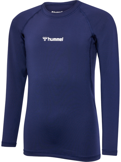hmlBL PERFORMANCE TEE L/S KIDS, MARINE hmlBL PERFORMANCE TEE L/S KIDS, MARINE, packshot