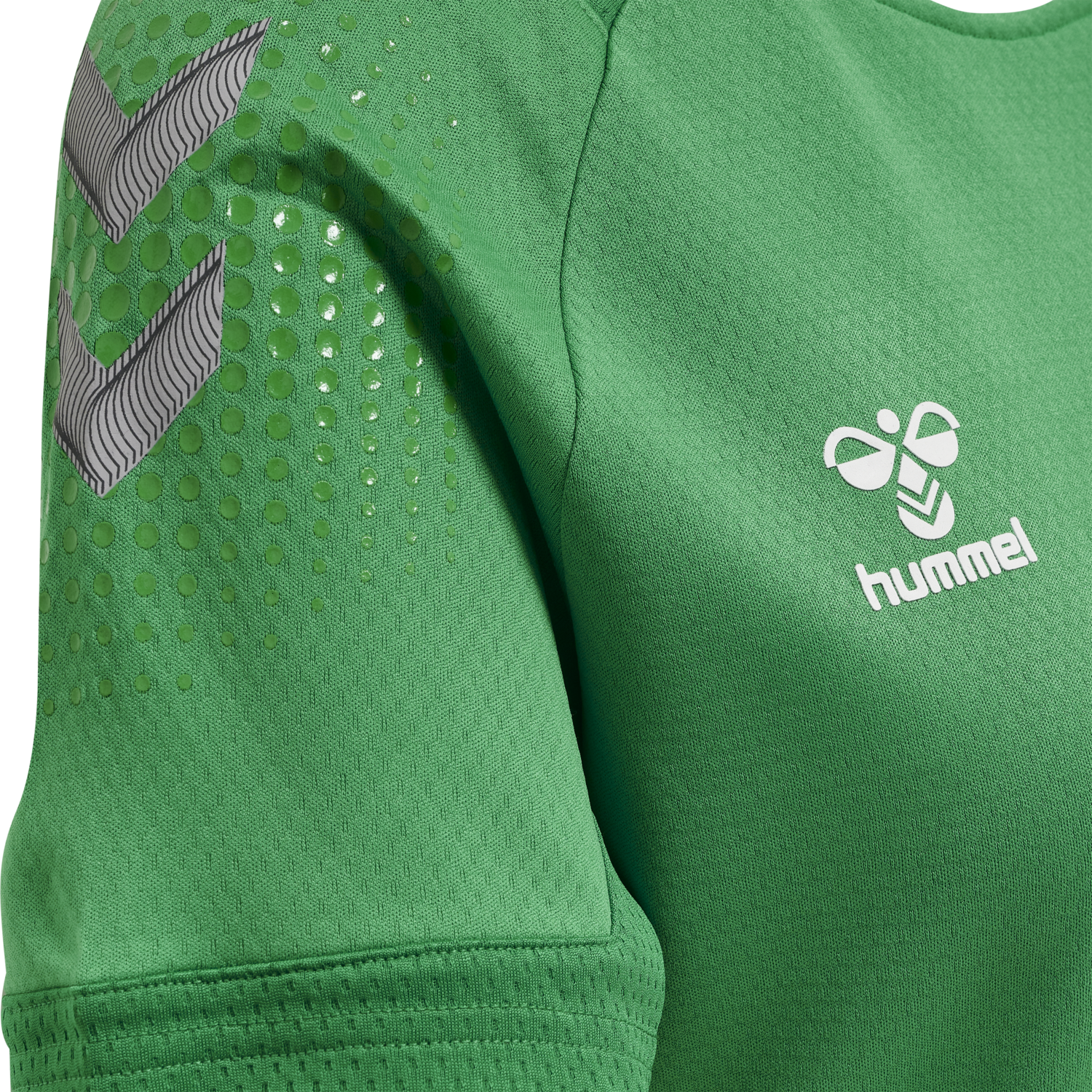 hmlLEAD WOMENS S/S POLY JERSEY, JELLY BEAN, packshot