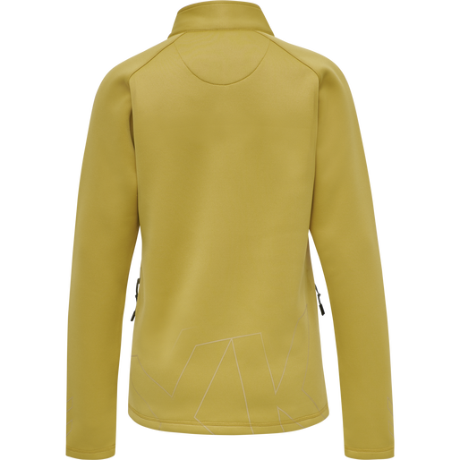 hmlCIMA XK ZIP JACKET WOMAN, ANTIQUE GOLD, packshot