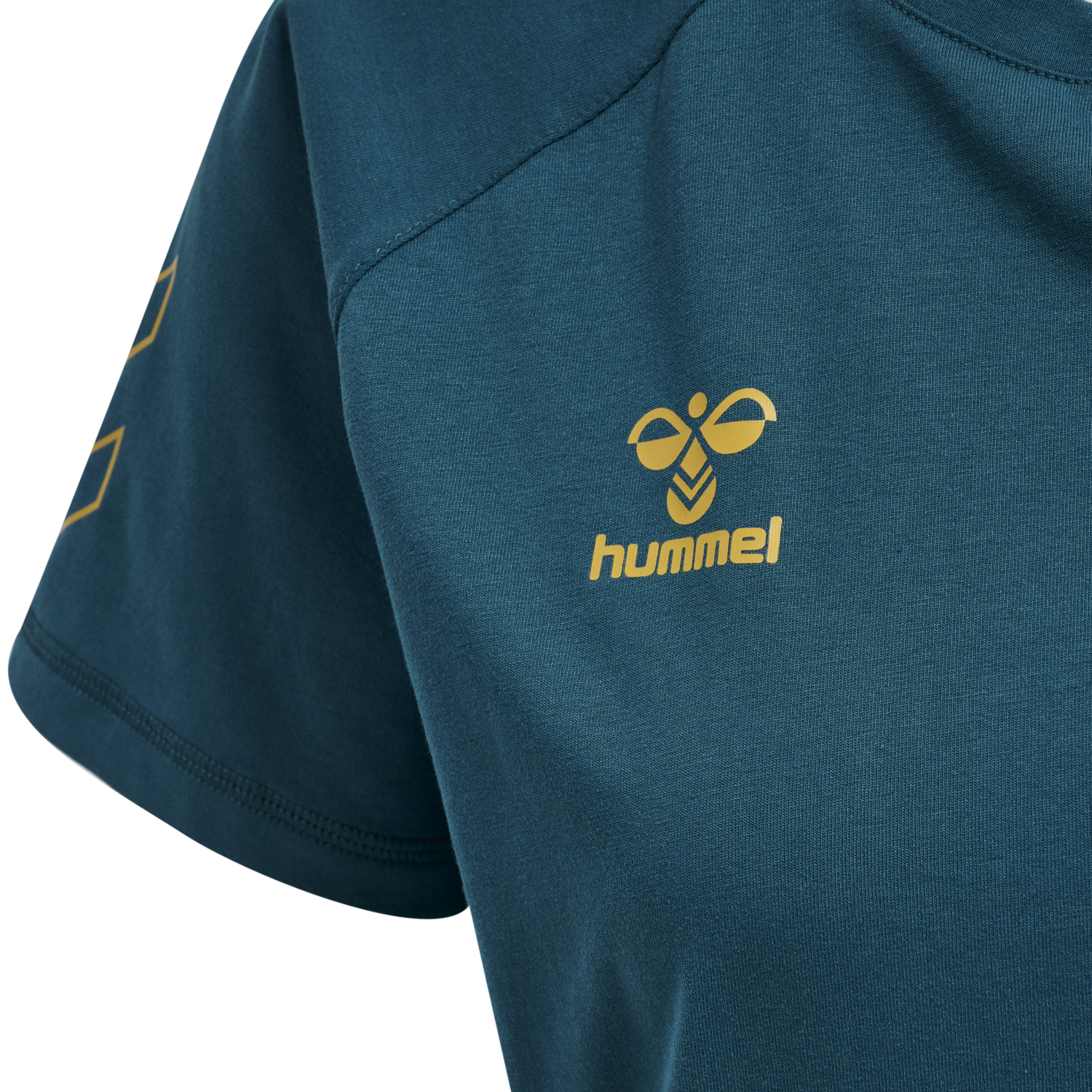 hmlCIMA XK T-SHIRT S/S WOMAN, BLUE CORAL, packshot