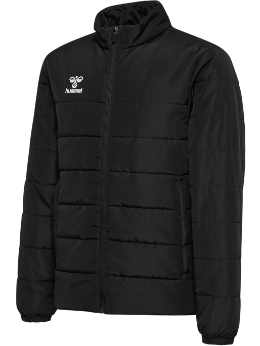 hmlESSENTIAL SHORT BENCH JKT KIDS, BLACK, packshot