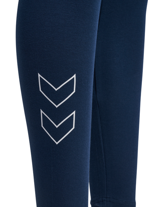 hmlELEMENTAL COTTON HW TIGHTS, DRESS BLUES hmlELEMENTAL COTTON HW TIGHTS, DRESS BLUES, packshot