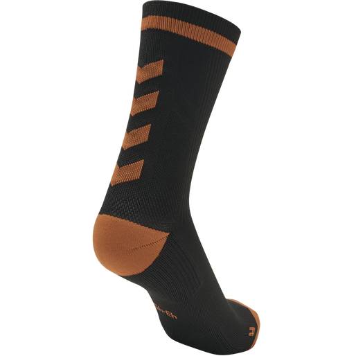 ELITE INDOOR SOCK LOW, BLACK/ORANGE TIGER ELITE INDOOR SOCK LOW, BLACK/ORANGE TIGER, packshot