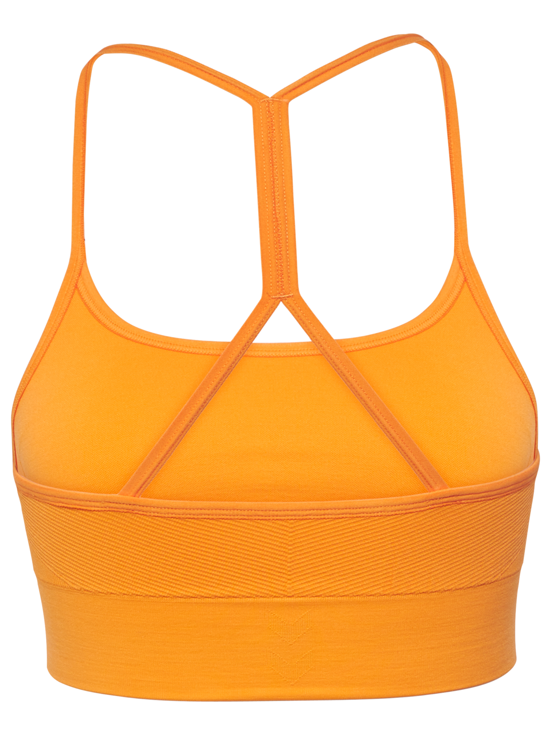 hmlTIFFY SEAMLESS SPORTS TOP, BLAZING ORANGE, packshot