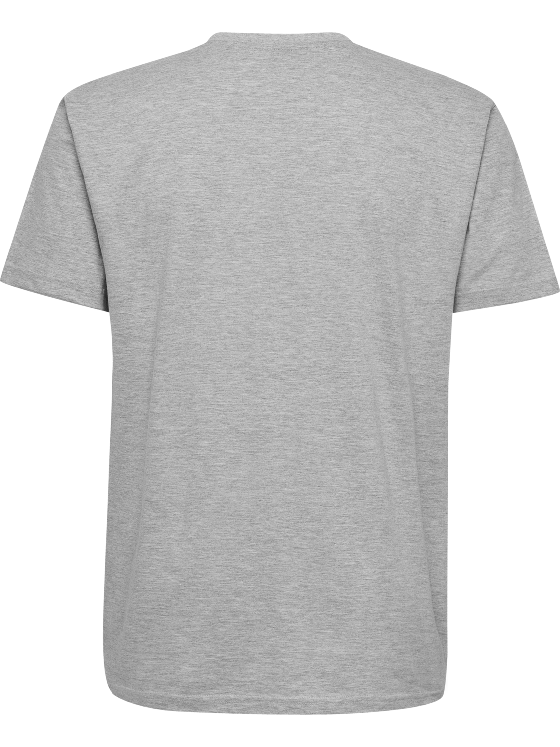 HMLGO COTTON LOGO T-SHIRT S/S, GREY MELANGE, packshot