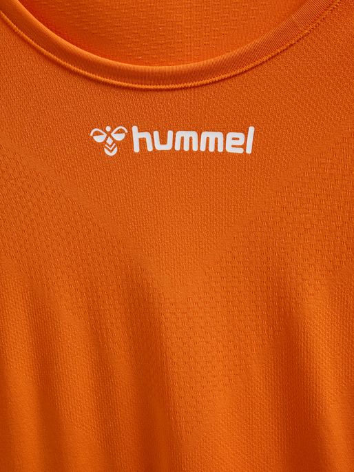 hmlBL COMFORT 2.0 TEE L/S, ORANGE TIGER, packshot
