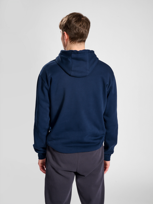 hmlACTIVE CO HOODIE, DRESS BLUES, model