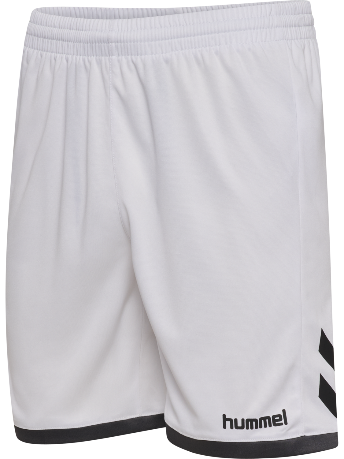 hmlBLAZE CLUB 26 POLY SHORTS, WHITE/ASPHALT, packshot