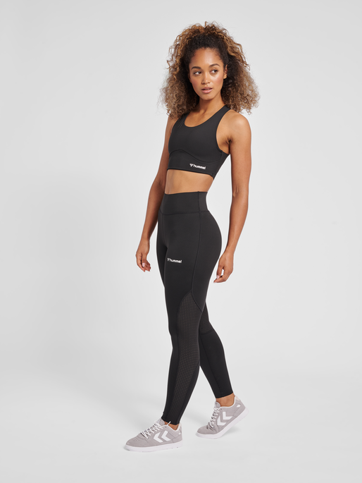 hmlMT GRACE SPORTS BRA, BLACK, model