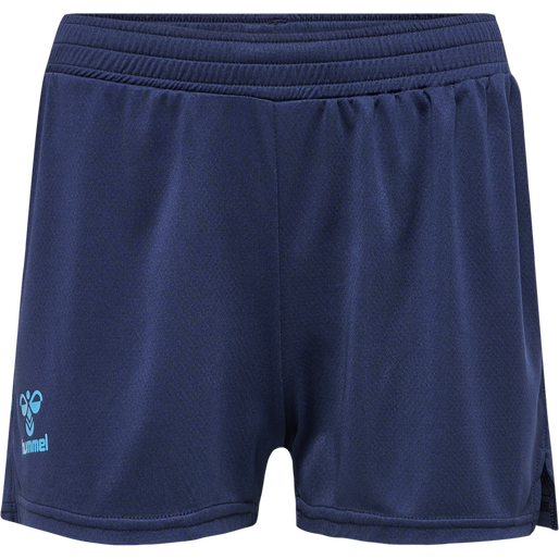 hmlONGRID POLY SHORTS WO, MARINE/ATOMIC BLUE, packshot