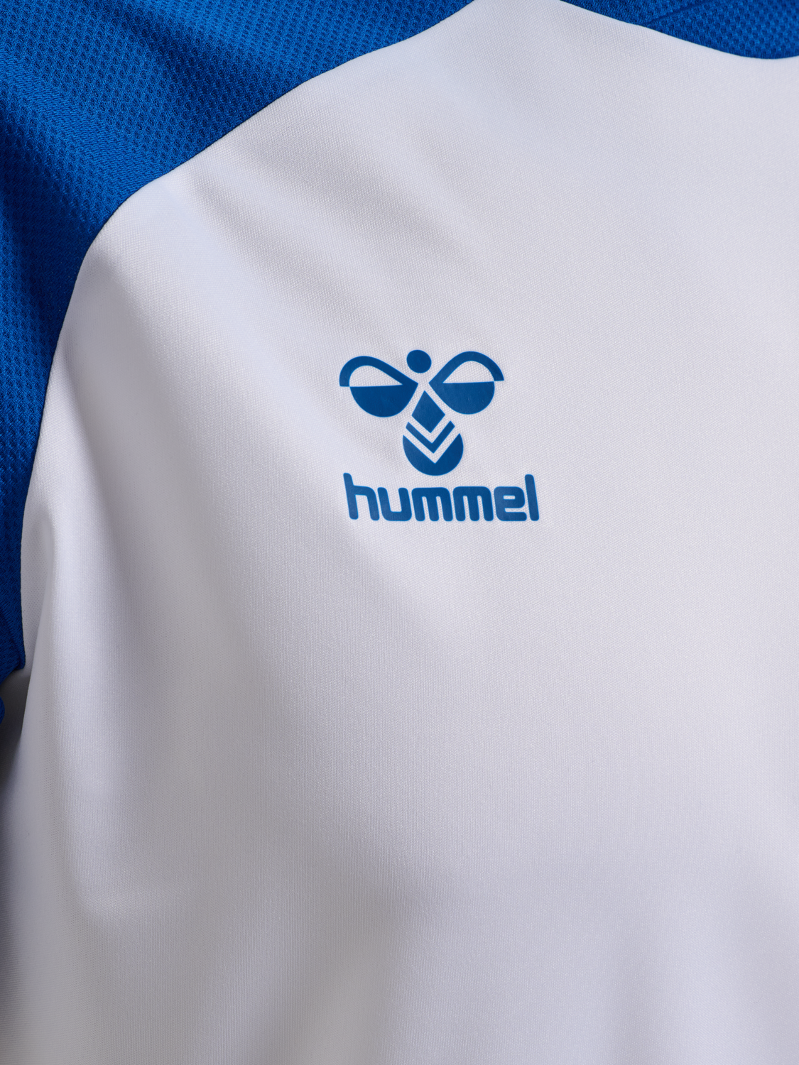 hmlMATCH LEAGUE JERSEY S/S, WHITE/TRUE BLUE, packshot