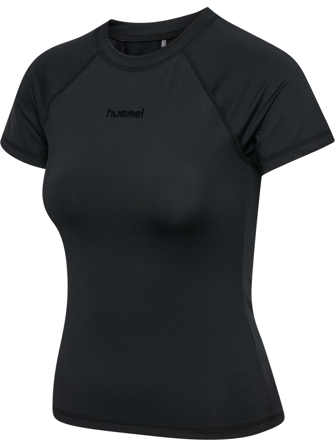 hmlPRIMA W T-SHIRT S/S, BLACK, packshot