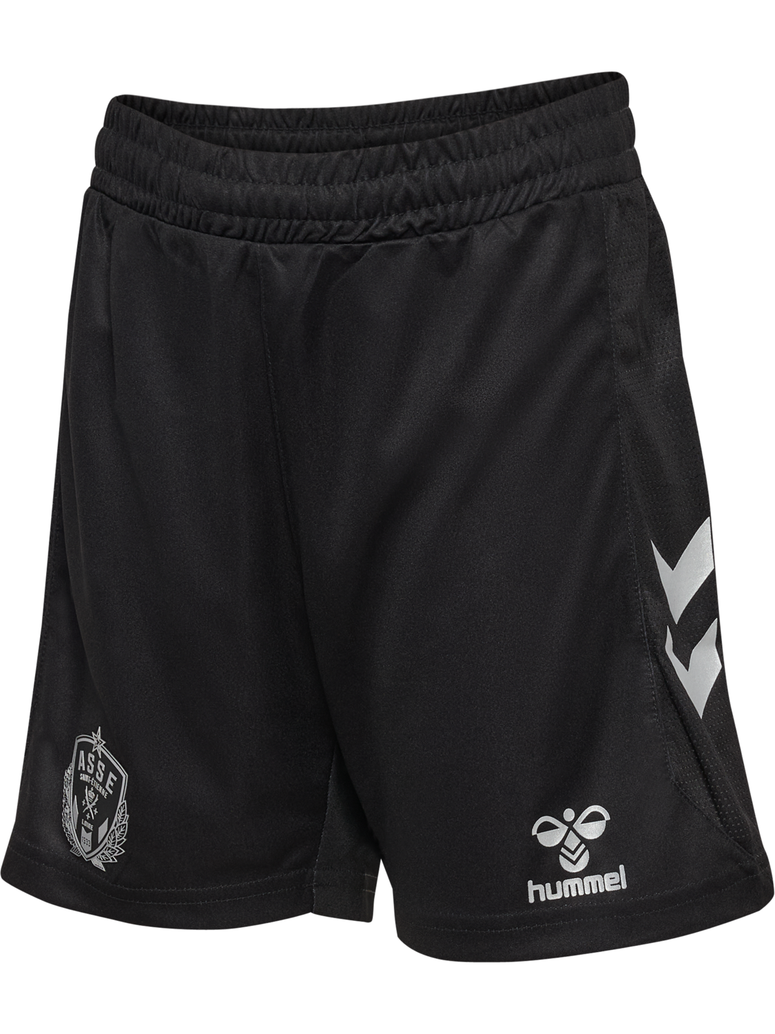 ASSE 22/23 3RD SHORTS KIDS, BLACK, packshot