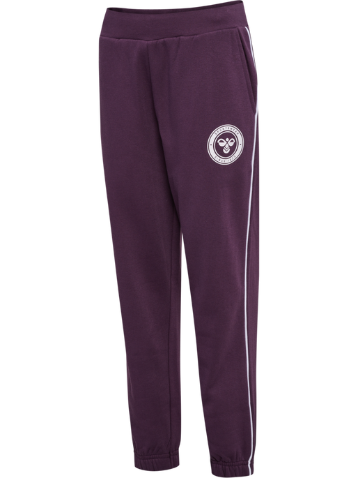 hmlSELMA ADJUSTABLE WAIST PANTS, PLUM PERFECT, packshot