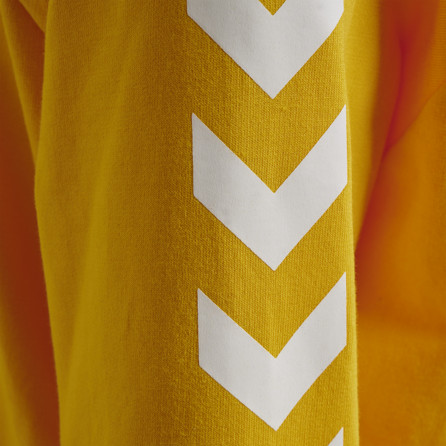 HMLGO KIDS COTTON ZIP HOODIE, SPORTS YELLOW, packshot