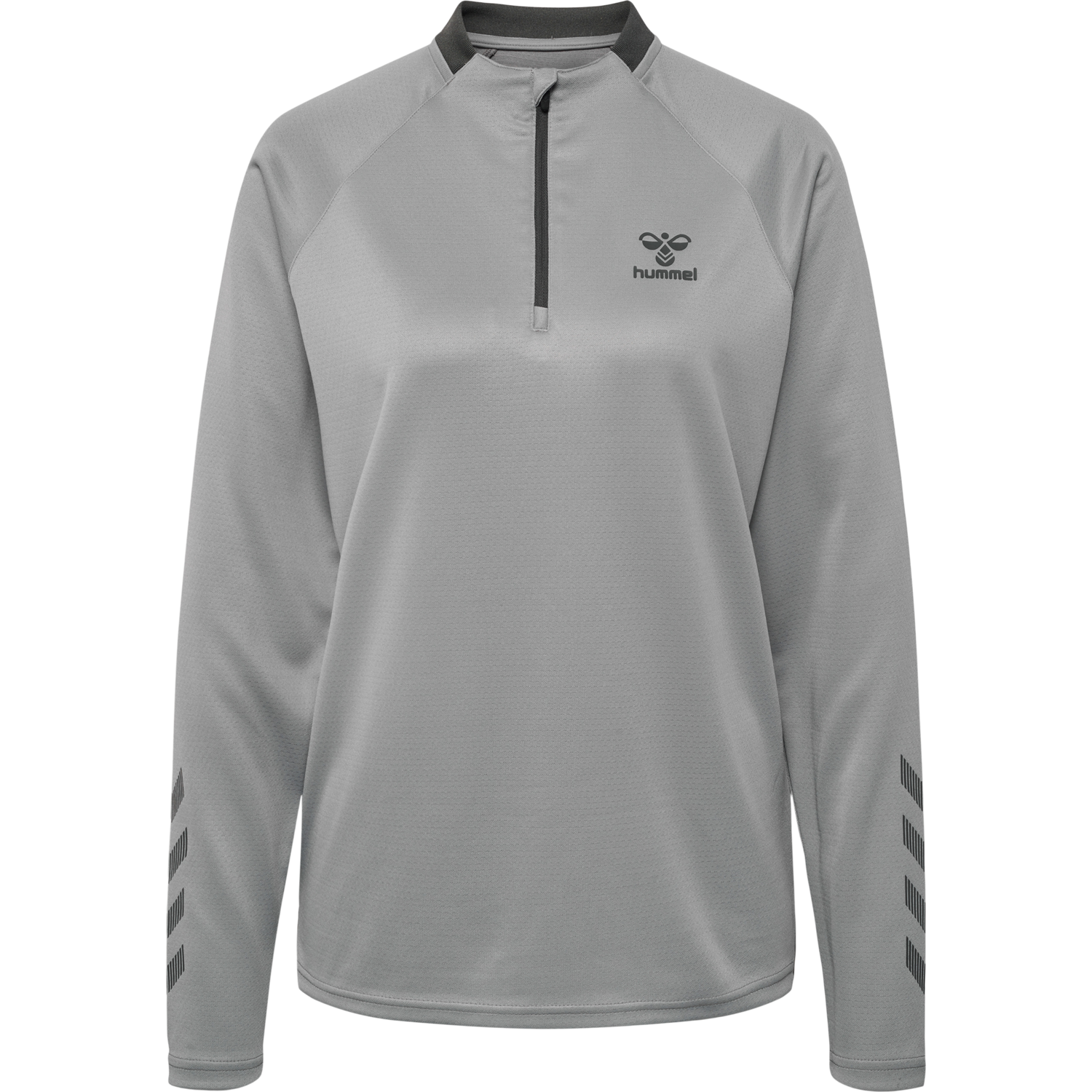 hmlGG12 ACTION HALF ZIP SWEAT WOMAN, ALLOY, packshot