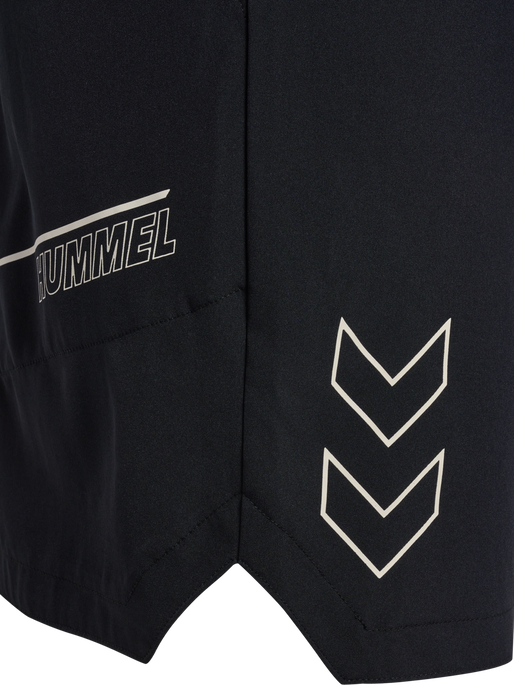 hmlCOURT POCKET SHORTS, LIGHT GREY/BLACK, packshot