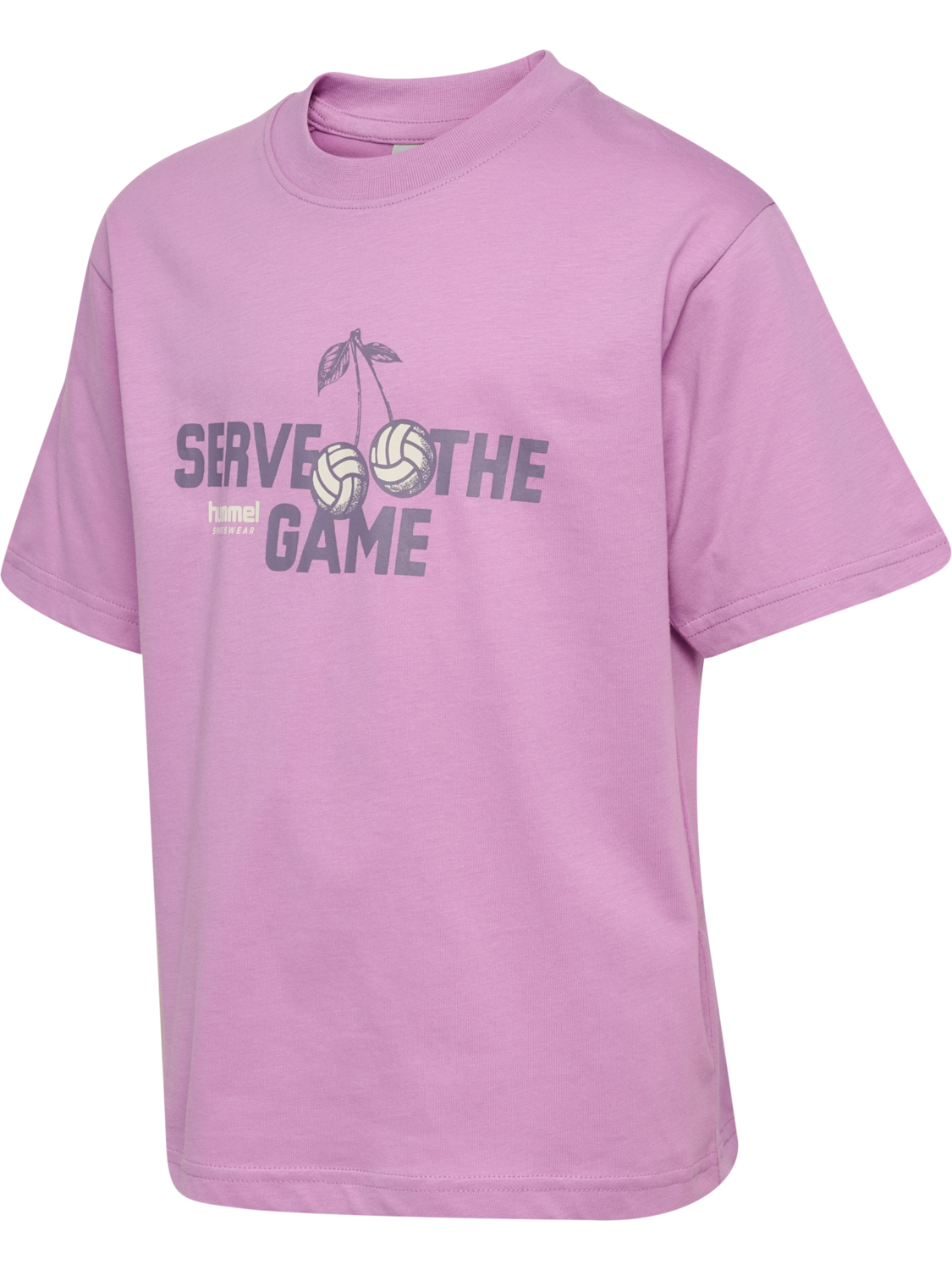 hmlJR LOOSE T-SHIRT S/S HS GRAPHIC, SMOKY GRAPE, packshot