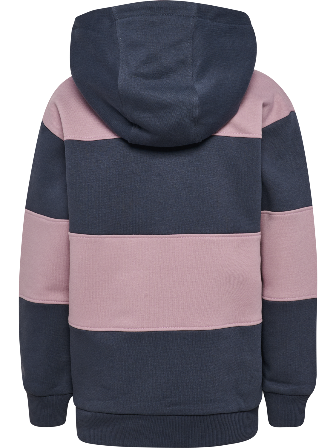 hmlJR LOOSE STRIPE HOODIE BEE, OMBRE BLUE, packshot