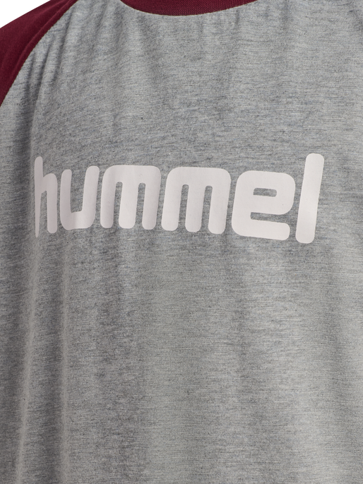hmlJR LOGO T-SHIRT S/S, CHOCOLATE TRUFFLE hmlJR LOGO T-SHIRT S/S, CHOCOLATE TRUFFLE, packshot