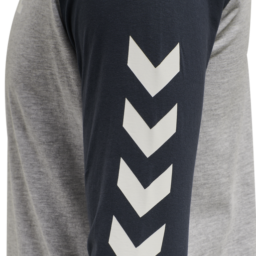 hmlLEGACY BLOCKED T-SHIRT L/S, BLUE NIGHTS hmlLEGACY BLOCKED T-SHIRT L/S, BLUE NIGHTS, packshot
