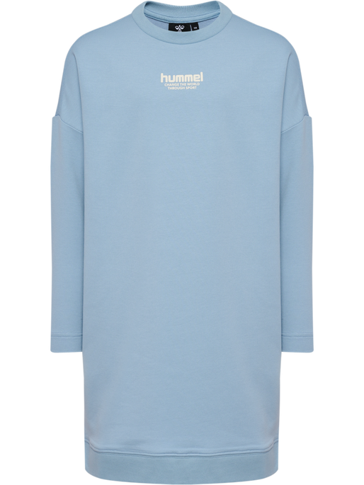 hmlZIPPI DRESS L/S, ASHLEY BLUE, packshot