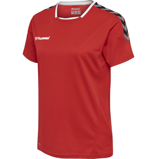 hmlAUTHENTIC POLY JERSEY WOMAN S/S, TRUE RED hmlAUTHENTIC POLY JERSEY WOMAN S/S, TRUE RED, packshot
