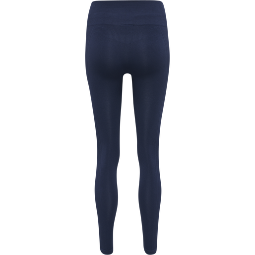 hmlTIF SEAMLESS HIGH WAIST TIGHTS, BLACK IRIS, packshot