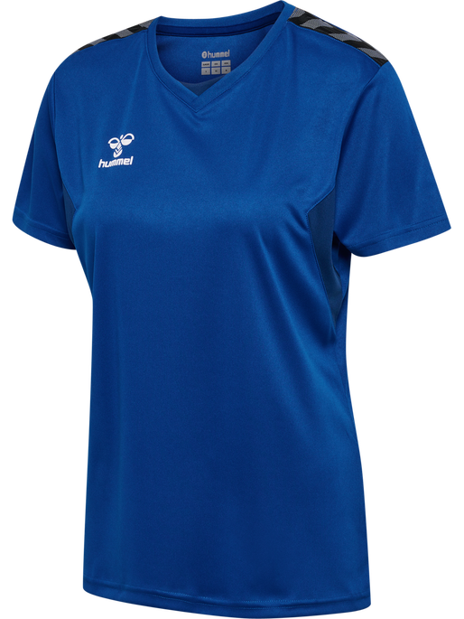 hmlAUTHENTIC PL JERSEY S/S WOMAN, TRUE BLUE, packshot