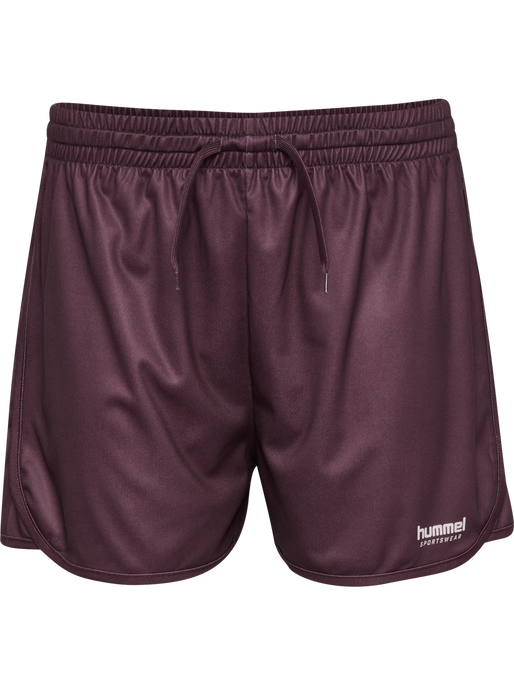 hmlPOLY W FB SHORTS, VINEYARD WINE hmlPOLY W FB SHORTS, VINEYARD WINE, packshot