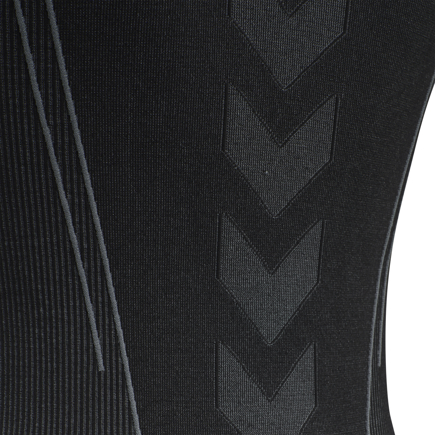 hmlTE CHRISTEL SEAMLESS TOP, BLACK, packshot