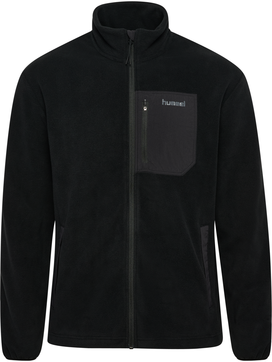 hmlPOLAR FLEECE JACKET, BLACK, packshot