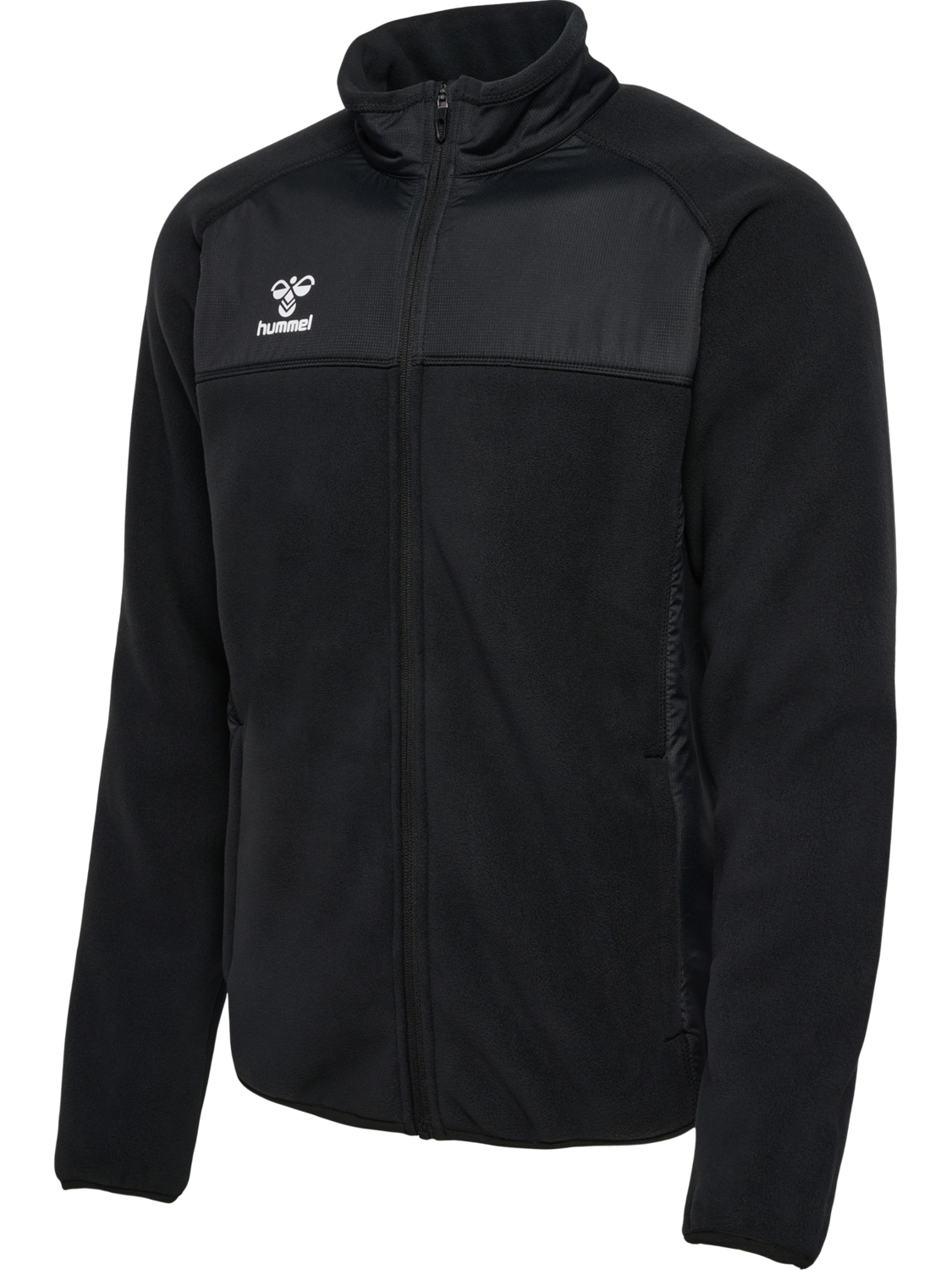hmlGO FLEECE JACKET, BLACK, packshot