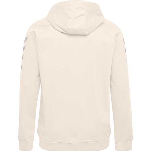 HMLGO COTTON HOODIE, EGRET MELANGE, packshot