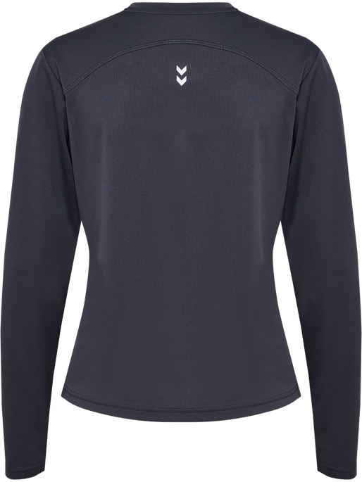 hmlPULSE WORKOUT W T-SHIRT L/S, EBONY hmlPULSE WORKOUT W T-SHIRT L/S, EBONY, packshot