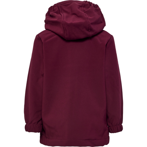 hmlMARS TEX MINI SOFTSHELL JACKET, WINDSOR WINE, packshot