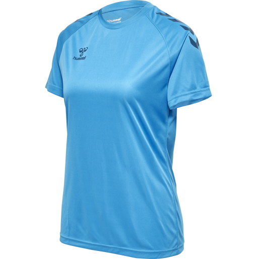 hmlCORE XK CORE POLY TEE  S/S WOMAN, BLUE DANUBE hmlCORE XK CORE POLY TEE  S/S WOMAN, BLUE DANUBE, packshot