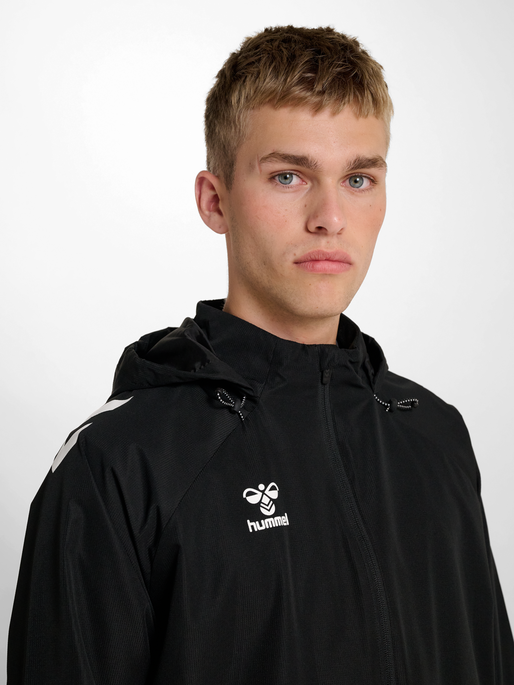 hmlLEAD 2.0 ALL-WEATHER JACKET, BLACK, model