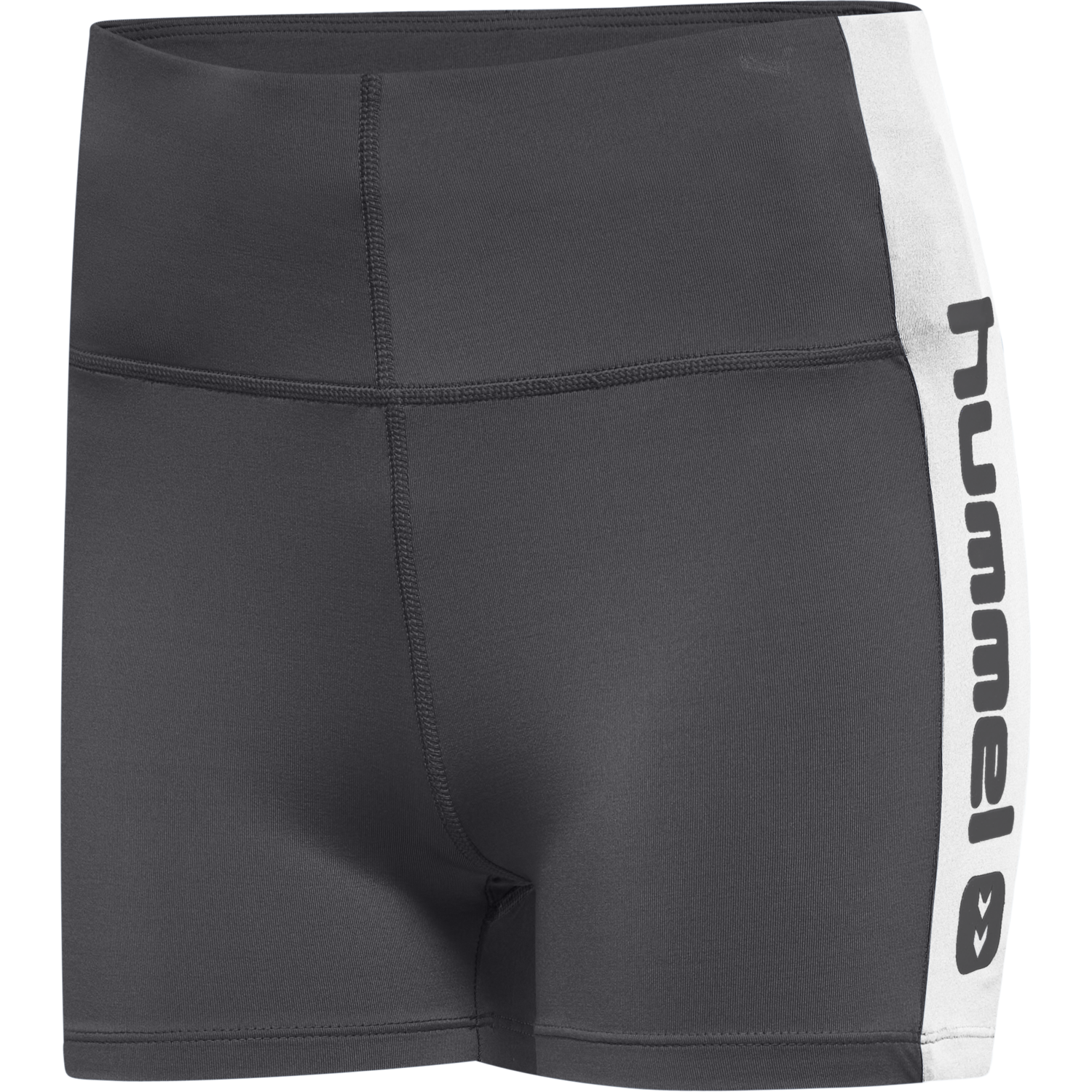 hmlLGC ZELLA HW TIGHT SHORTS, ASPHALT, packshot