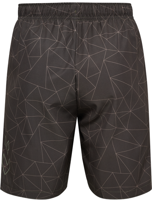 hmlCOURT AOP POCKET SHORTS, TURKISH COFFEE hmlCOURT AOP POCKET SHORTS, TURKISH COFFEE, packshot