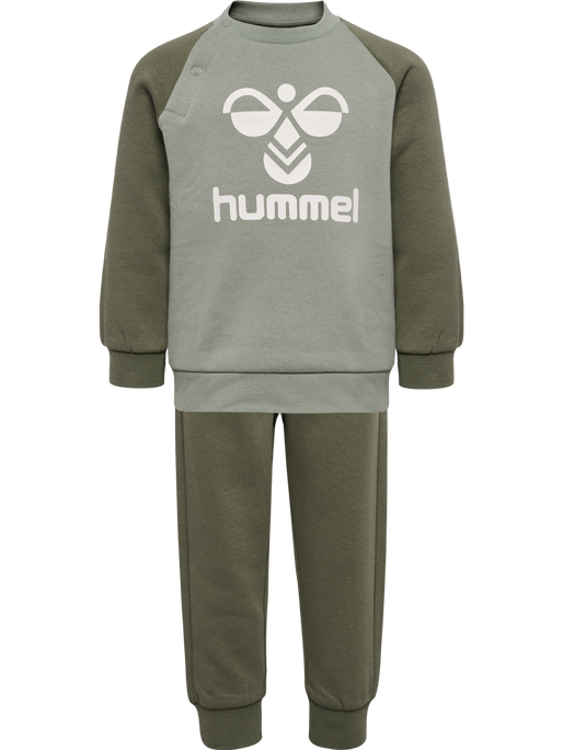 hmlHUMMING CREWSUIT, DUSTY OLIVE hmlHUMMING CREWSUIT, DUSTY OLIVE, packshot
