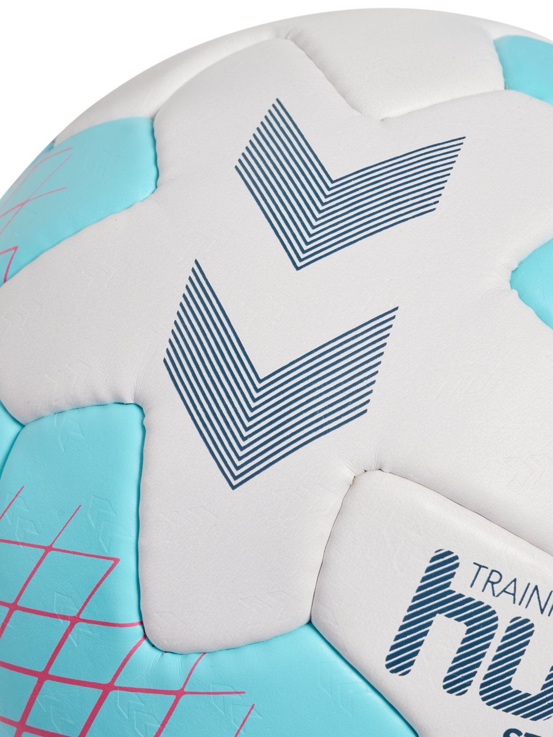 hmlSTAR TRAINING HB, OFF WHITE/LIGHT BLUE/RED, packshot